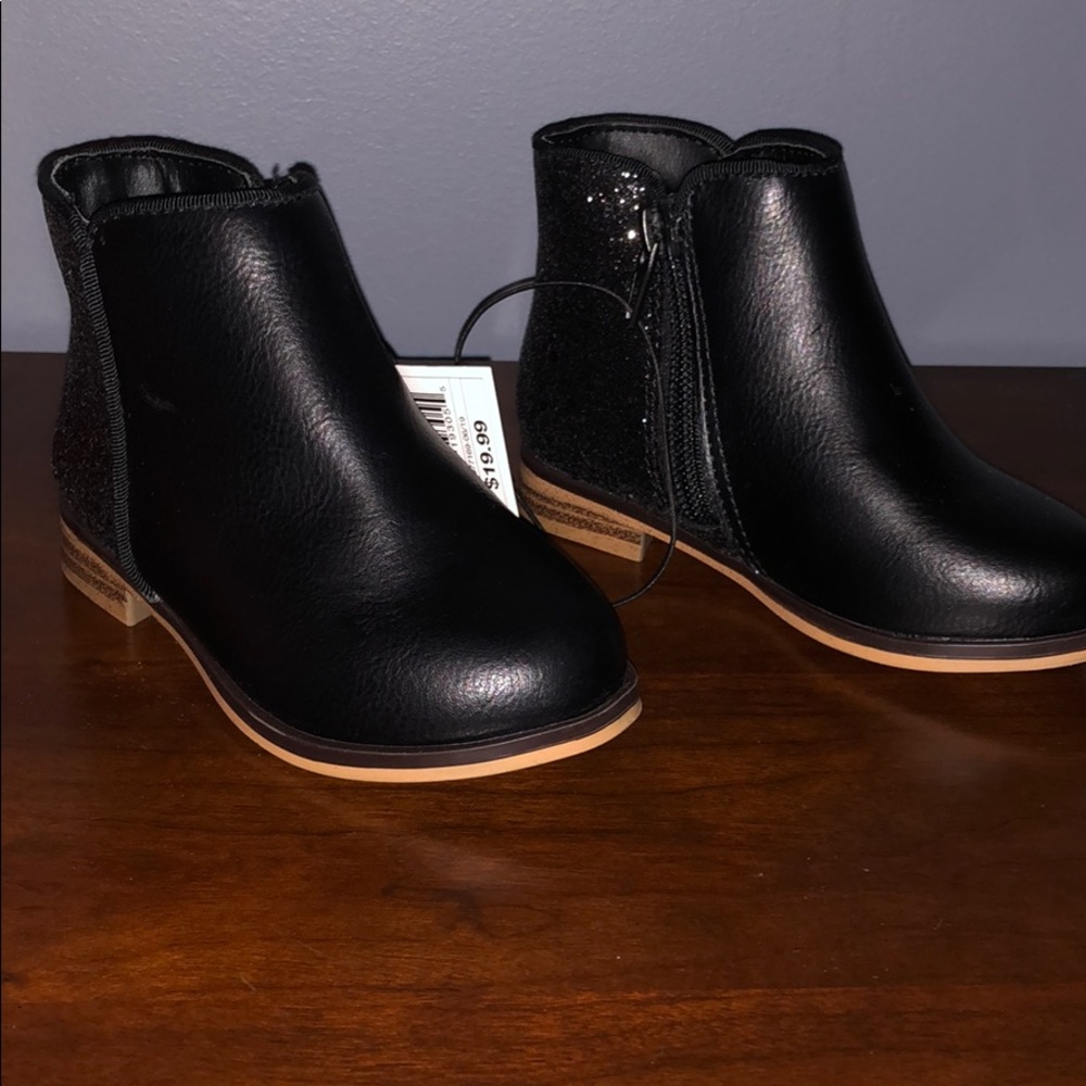 Toddler Black Boots